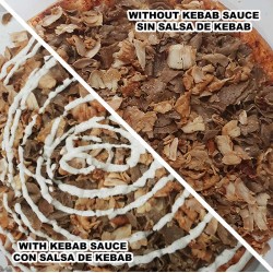 40.  Kebab Pizza